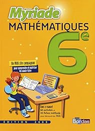 Mathématiques, 6e