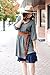 Peekaboo-Chic Iris Chiffon Half Slip Skirt Extender (navy, l/xl)