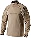 CQR CQ-TOS201-CYT_Large Men's Combat Shirt Tactical 1/4 Zip Assault Military Top Camo EDC TOS201