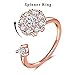 Fidget Rings for Anxiety, Anxiety Spinner Ring for Womens, Discreet Stress Relief Gifts for Daughter from Mom