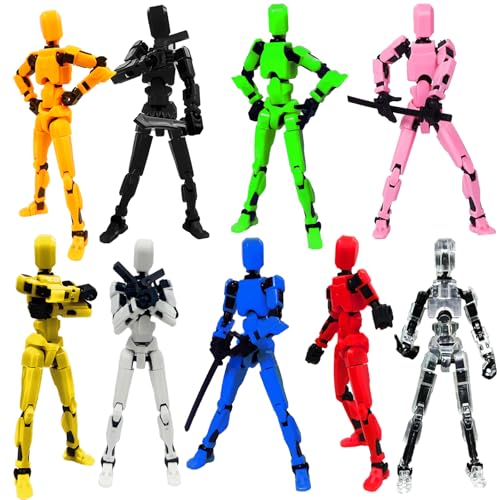 2025 New Assembly Completed-Titan 13 Action Figure,Dummy Robot 13 Action Figures Set,3D Printed Multi-Jointed Action Figures,Nova 13 Action Figure for Collectors Desktop Decorations (9pcs)