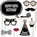 Big Dot of Happiness Adult 50th Birthday - Gold Party Photo Booth Props Kit 20 Count