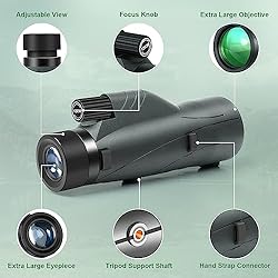 12x56 High Power Monocular Telescope with