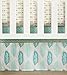 Levtex Baby Little Feather Aqua 5 Piece Crib Bedding Set, Quilt, 100% Cotton Crib Fitted Sheet, 3-tiered Dust Ruffle, Diaper Stacker and Large Wall Decals