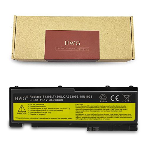 HWG T430S Battery for Lenovo ThinkPad T430s T430si T420s T420si 0A36287 0A36309 42T4844 42T4845 42T4846 42T4847 57Y4186 42T4803 42T4802