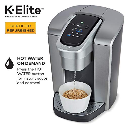Keurig KElite Coffee Maker, Single Serve KCup Pod Coffee Brewer, With