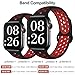 EXCHAR Sport Band Compatible with Apple Watch Band 44mm 42mm Breathable Soft Silicone Replacement Wristband Women and Man for iWatch Series 4 3 2 1 Nike+ All Various Styles M/L 4 Pack