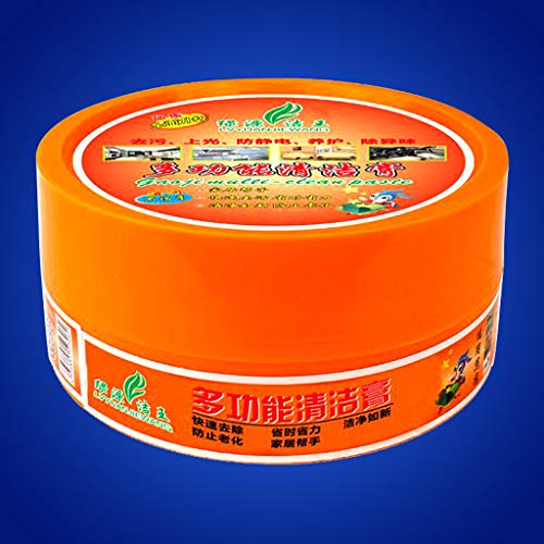 Chercherr Anhydrous Cleaner, Multifunctional Leather Refurbishing Cleaning Cream Nourishing Care Cream Repair Tool For Glass Leather Furniture Metal Floor Decorationï¼ˆ330gï¼‰