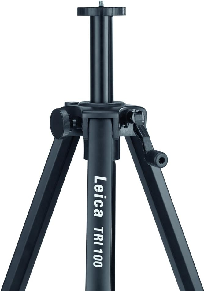 Leica TRI 100 - Sturdy Aluminium Tripod with Easy Height Adjustment, Black, 12 x 12 x 70 cm; 2.4 kilogram - Image 5