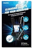 CleanHike Hydration Backpack Cleaning Tablets - (30 Tablets) for Reservoir Pack or Hydration Bladder Kit, Individually Packed, Quickly Removes Stubborn Stains & Odors, FDA Registered (1)