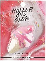 Holler & Glow Wanna Chill? Ice Cream Shaped Bath Fizzer Self Care Relaxing view 2