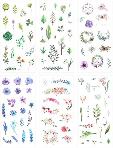 NectaRoy Set of 6 Sheets Planner Stickers, Creative DIY Decoration Diary Stickers Memo Scrapbooking Notebook Making Gift