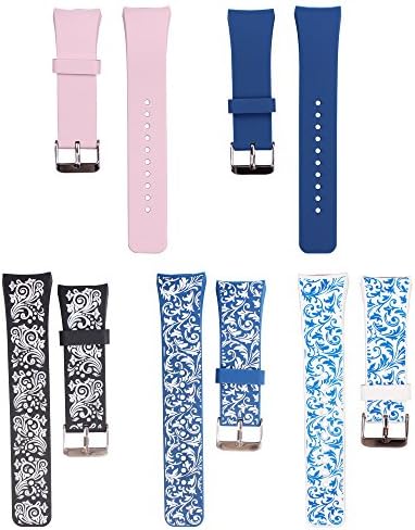 Megkhla Gear S2 Watch Band, Soft Silicone Replacement Sport Band for Samsung Gear S2 Smart Watch(5PCS)