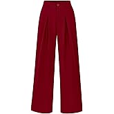 BTFBM Women High Waist Palazzo Pants Spring 2026 Casual Wide Leg Trousers Loose Work Office Business Suit Pant Pockets