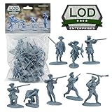 Revolutionary War Colonial Minutemen Plastic Toy Soldiers