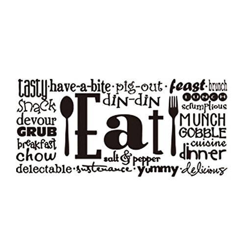 Adarl Creative Kitchen Knife and Fork Wallpaper Tile Wall Stickers Self-Adhesive Wall Decals Murals Stickers for Home Decoration - Thumbnail 5