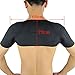 Tinksky Heat Therapy Shoulder Pad Belt Magnetic Therapy Thermal Self-heating Shoulder Support Brace Protector (Black)