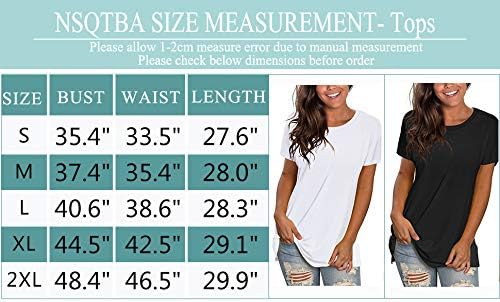 NSQTBA Womens T Shirts Short Sleeve Crewneck Tees Plain Workout Tops Loose Fit 5 NSQTBA Womens T Shirts Short Sleeve Crewneck Tees Plain Workout Tops Loose Fit