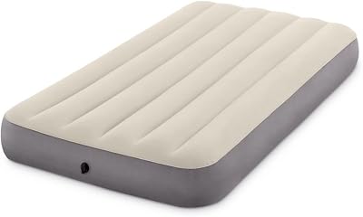 Intex Twin Dura-Beam Airbed Taupe Grey 99 cm x 1.91 m x 25 cm
