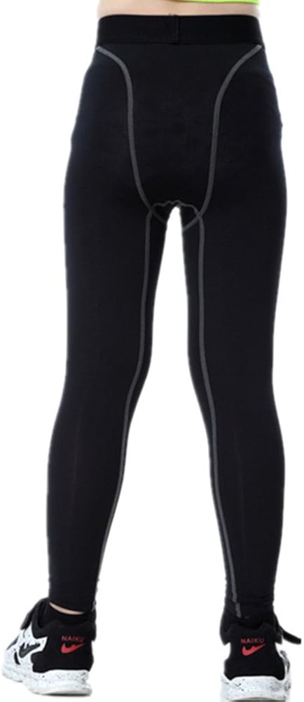 CVVTEE Boys Compression Pants Base Layers Soccer Hockey Tights Athletic Leggings Thermal for Kids…: Clothing