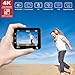 DBPOWER 4K Action Camera, 2.31in Touchscreen 20MP Sony Sensor Sports Camera, EIS Wi-Fi Underwater Camera With 170° Wide-Angle Lens Including 2 Rechargeable Batteries And Accessories Kit