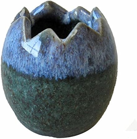 Amazon Co Jp グリーン たまご型 水盤型花瓶 ホーム キッチン