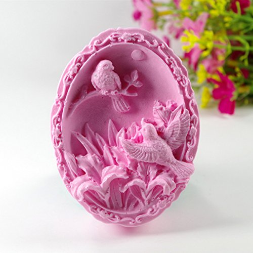 Longzang S450 Birds Silicone Soap Mold Craft
