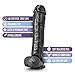 Eden Health | 11 Inch Long Veiny Dildo | Dildo for Women and Dildo for Men | Suction Cup Dildo Adult Sex Toys | Realistic Dildo with Suction Cup | Black Dildo