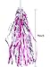 TecUnite 2 Pairs Bicycle Scooter Streamers Handlebar Ribbon Tassel for Girls and Boys Bike Decor, 9 Inchesthumb 1