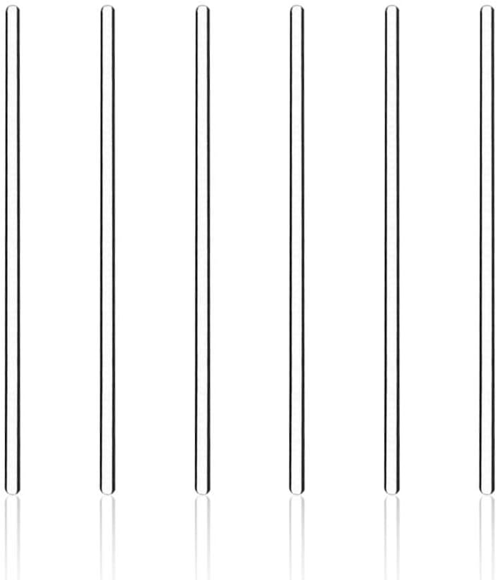 ULAB Scientific Glass Stirring Rods, Length 300mm, Dia.5mm, Glass Material, Pack of 6, UMP1002