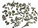 100g Mixed Charms Pendants Assorted DIY Antique Bronze Charms Pendant for Crafting Bracelet Necklace Jewelry Findings Jewelry Making Accessory (Bronze)