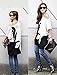 Relipop Women Batwing Sleeve Shirt Bohemian Long Tunic Tops Summer Blouse (Medium, Black and White)