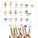 Ink Pads, GYORGKSHI Washable Stamp Pad for Kids, [16 Colors] Craft Scrapbooking Ink Stamp Pads for Rubber Stamps, Paper, Fabric