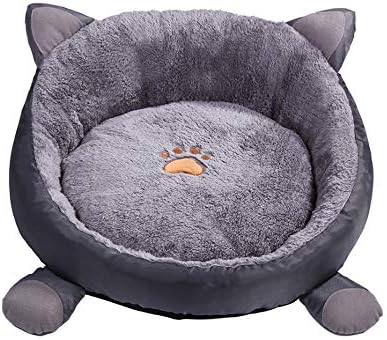 Roblue Pet Bed Nest Round Dog Small Cat Bed Soft Warm Comfortable Washable House Kennel Easy to Clean 1 Pcs