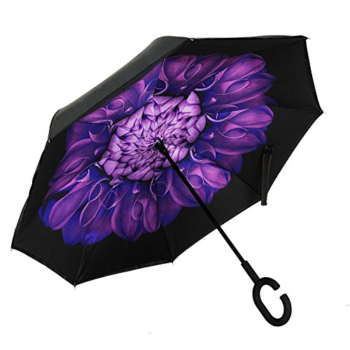 Inverted umbrella, alink reverse folding double layer inside out …