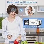 Sleep Headphones Bluetooth Headband Personalised Gifts - Wireless Soft Headphones for Sleeping Christmas Stocking… - Image 5