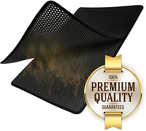 Motliner XXL Premium Cat Litter Catcher Trap Mat (31.5" x 21") - Easy to Clean, Durable, Odor Repellent, Stink Free, Waterproof Layer (Urine Does Not Seep Through), Soft for Sensitive Kitties