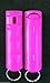 POLICE MAGNUM 2 Pepper Spray 1/2oz HOT Pink Flip Top Molded Keychain Security Self Defense Police Strength