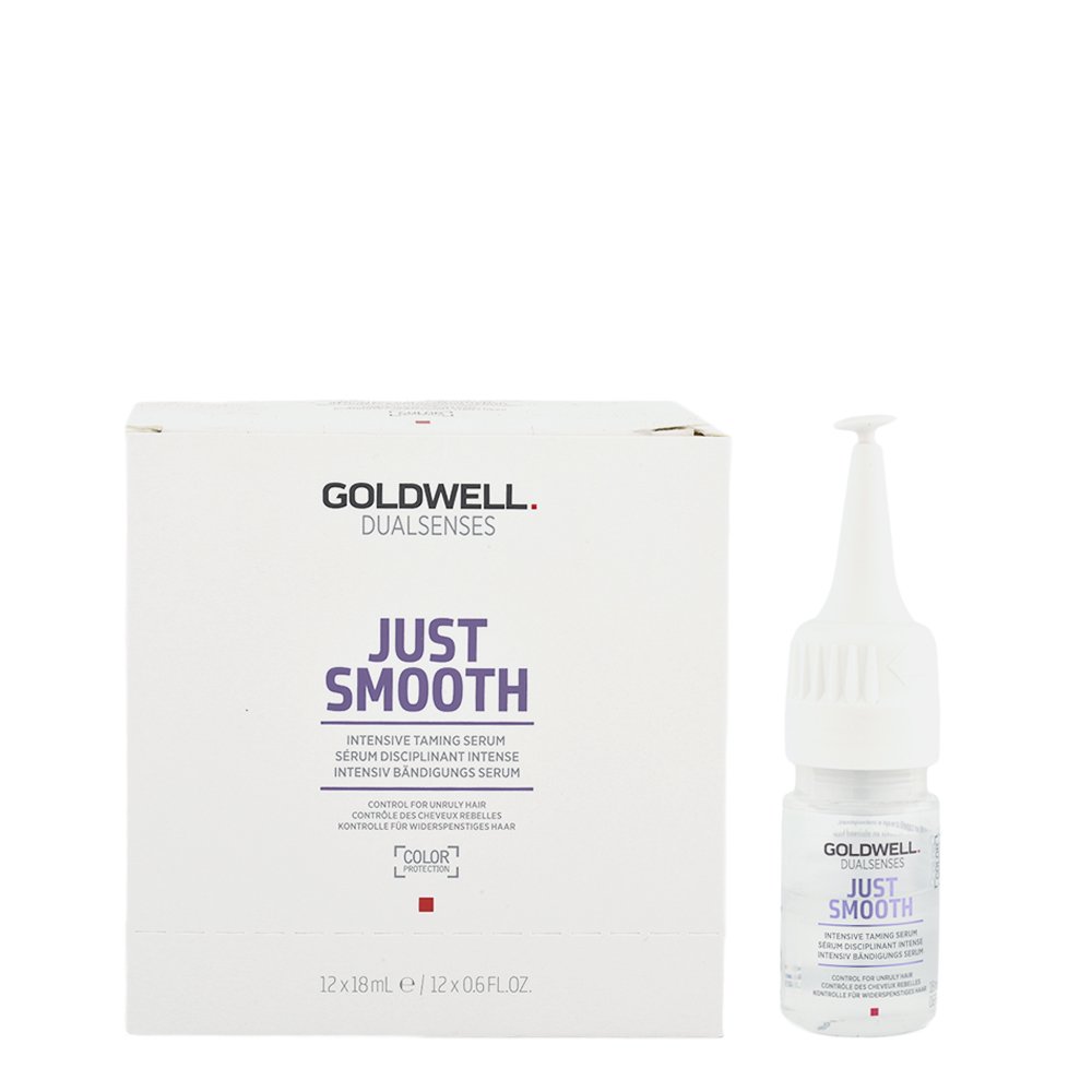 Goldwell Dualsenses Just Smooth Intensive Taming Colour Sealing Serum 12 x 18 ml, transparent