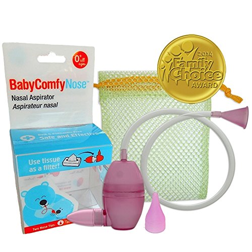 Baby Comfy Nose Nasal Aspirator - Magenta