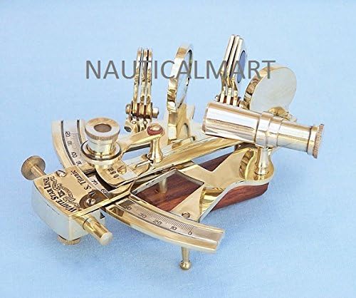 Nauticalmart ノーティカルタイタニックホワイトスターライン 六分儀 5インチ 真鍮 Modernzeg Hu