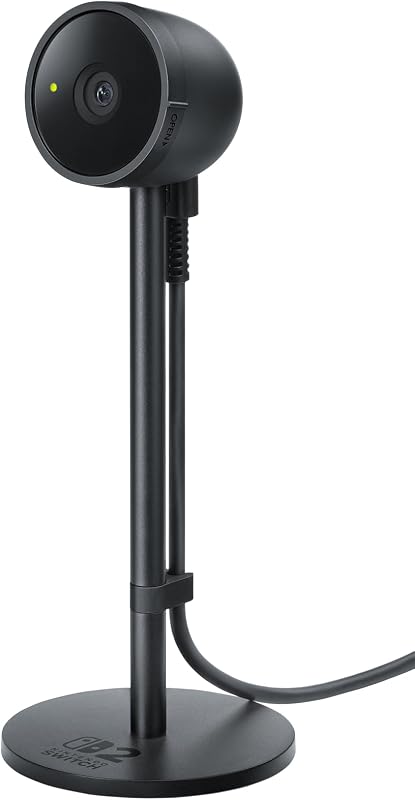 Câmera HD Nintendo Switch 2 com microfone integrado e conexão USB-C