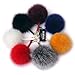FURTALK Fur Pom Pom Keychain Bag Charm Fur Handbag Charms Original