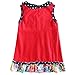 Novatx 100% Cotton Sleeveless Princess Dress for Girls H6178 Red (2/3y)