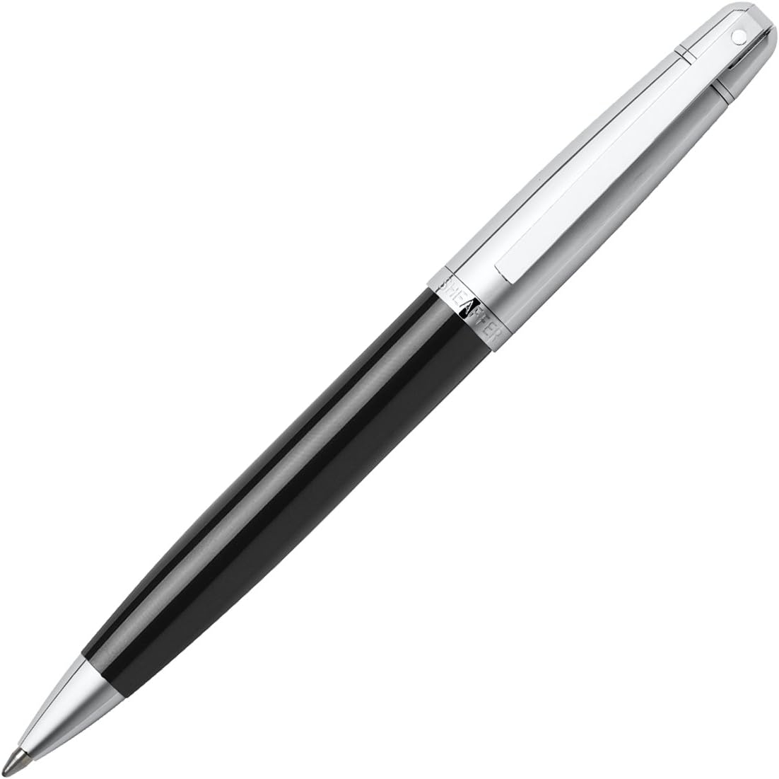 Sheaffer Gift Collection 500 - 9331 Shiny Chorme Cap Black barrel Ballpoint Pen