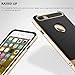 iPhone 7 Plus Case Carbon Fiber, LOHASIC Pretective Armor [Heavy Duty] Defender Bumper [Hard PC Frame + Soft TPU Inner] Excellent Anti-Slip and Shockproof Cover Case for iPhone 7 Plus- [Gold]