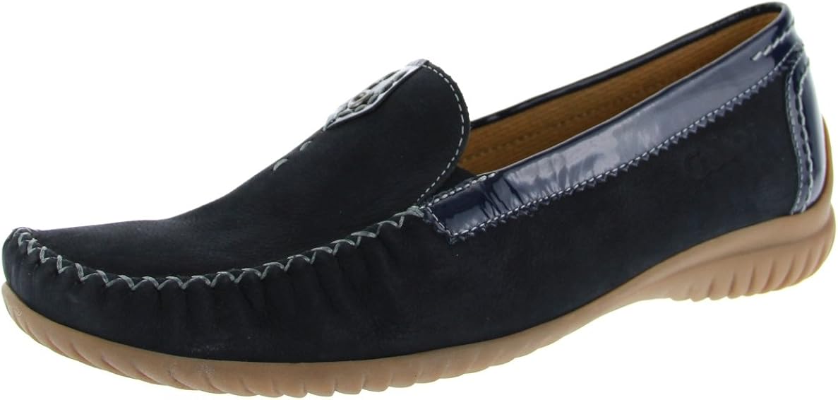 gabor navy patent shoes