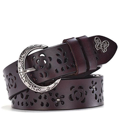 Buy TUNGHO Vintage Genuine Leather Belt 