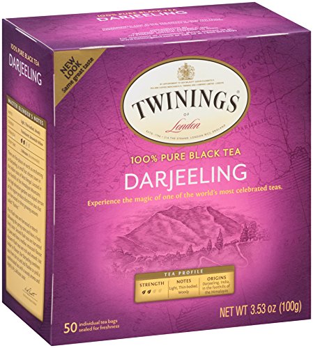 Twinings Darjeeling Tea, 50 Count (Pack of 6)