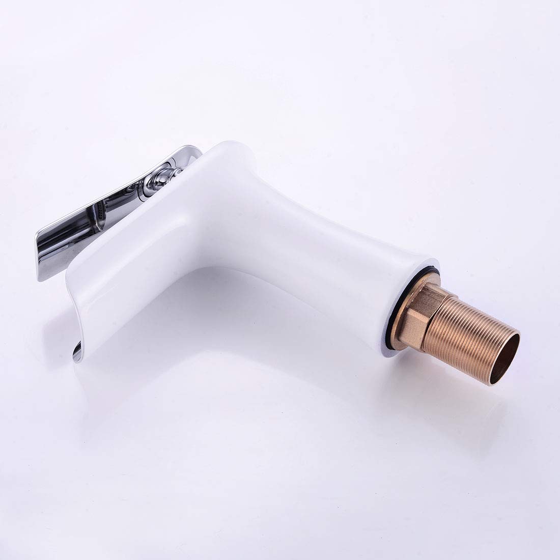 Gimili Wasserhahn Bad Weiß Badezimmer Armatur Amaturen Badezimmer für